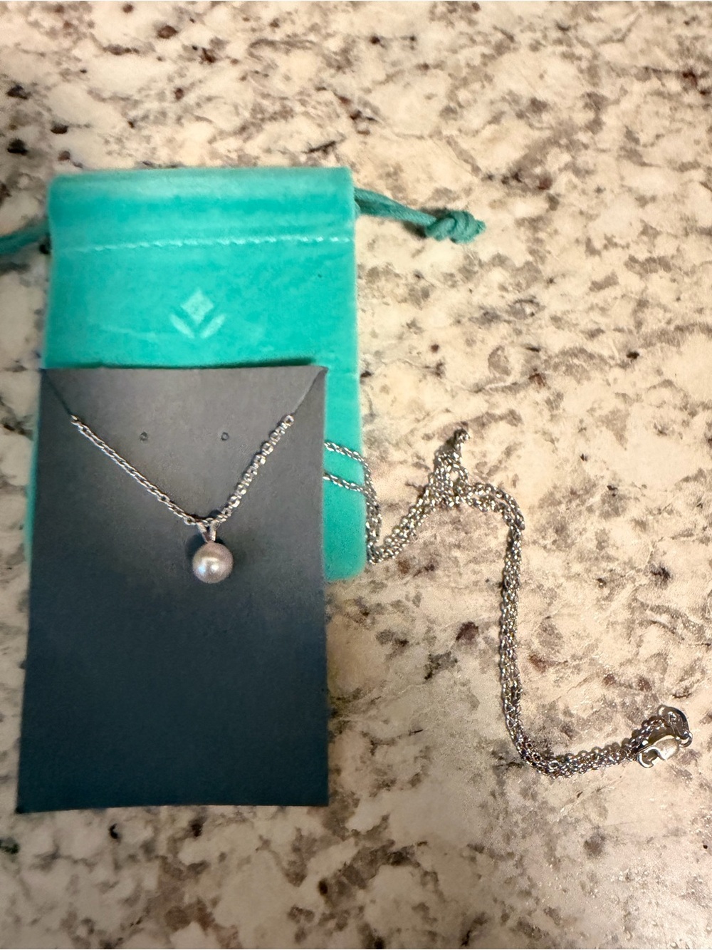 Brilliant Earth Silver Premium Akoya Cultured Pearl Pendant